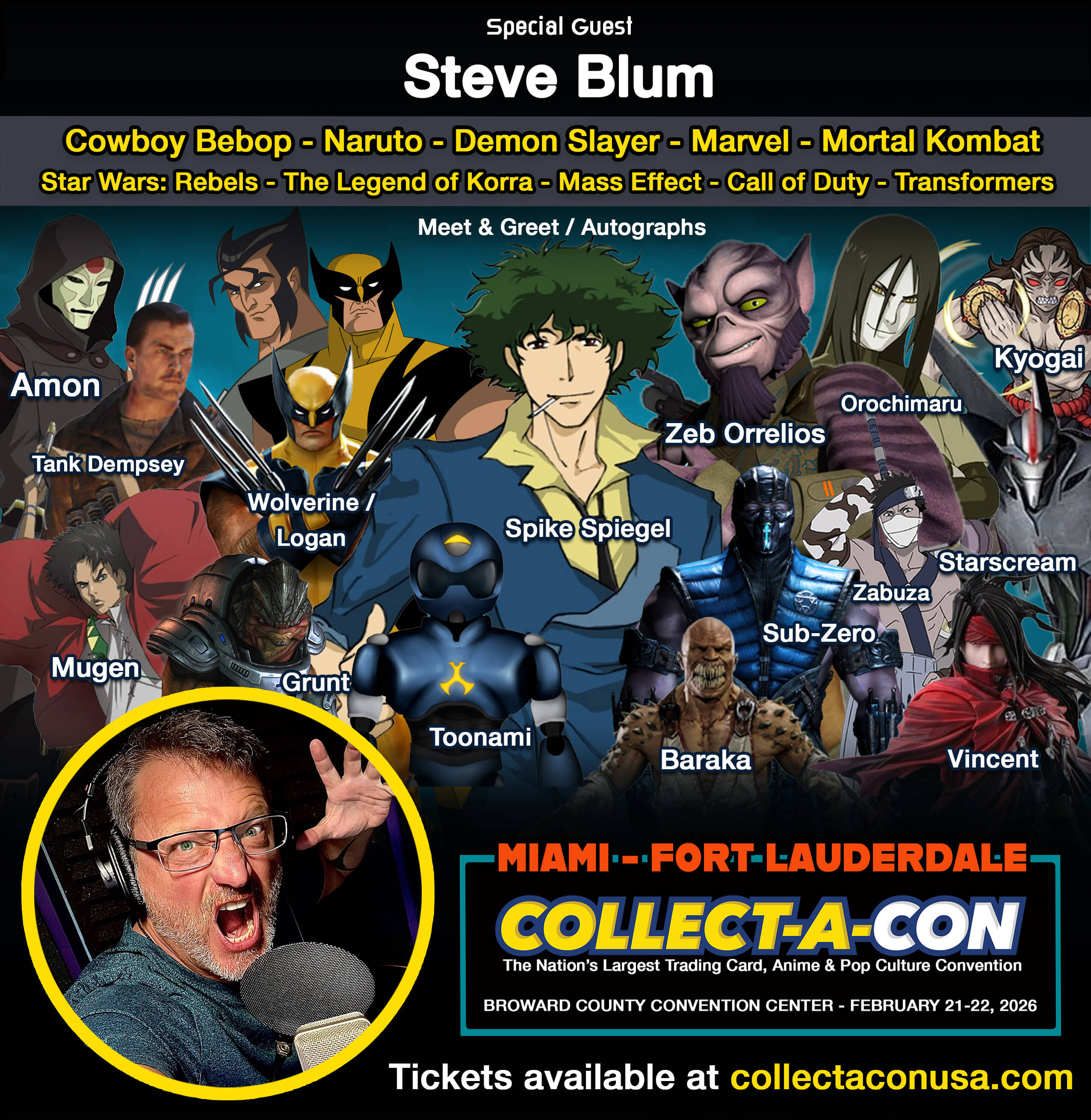 Steve Blum Autograph