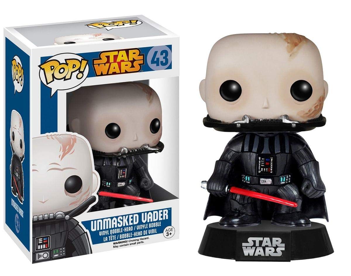Unmasked Darth Vader Funko Pop